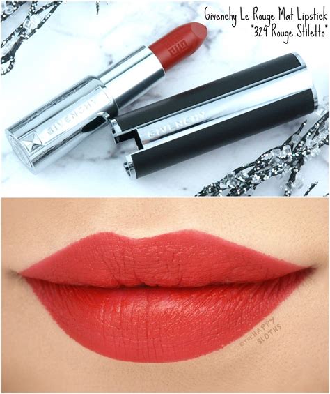 givenchy lipstick swatch review|Givenchy lipstick official website.